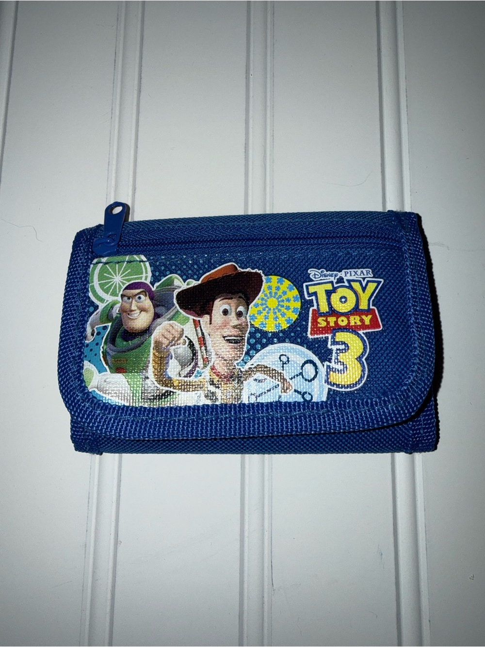 Disney Toy Story 3 Blue Kids Wallet with Character Print